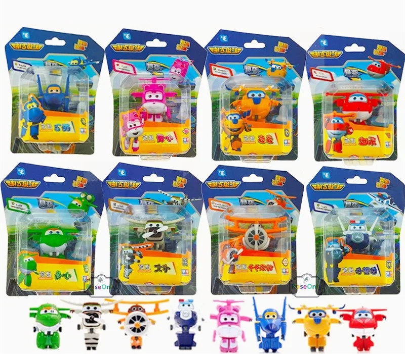 Супер крыльями мини модели самолетов Трансформеры робот фигурки игрушки для