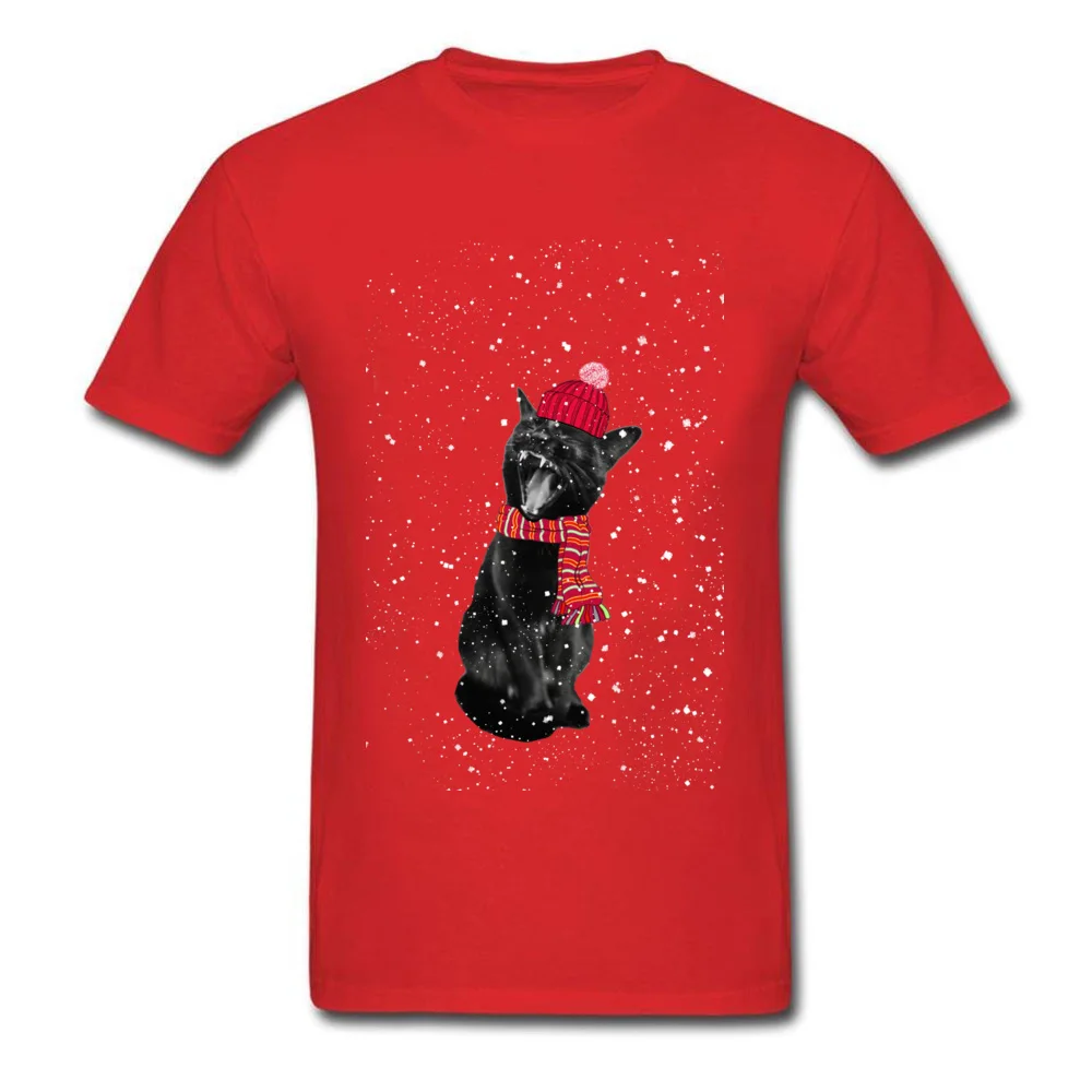 Christmas Mood 2018 New Short Sleeve Funny Top T-shirts 100% Cotton O-Neck Boy Tops Shirt 3D Printed Tops Shirts April FOOL DAY Christmas Mood red