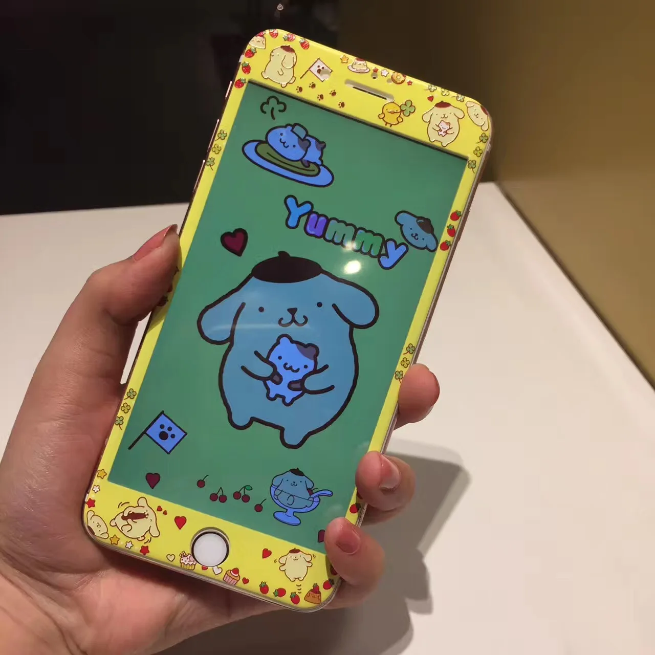 Защитная пленка для экрана Gudetama Anpanman из закаленного стекла для iphone 6 6s 7 8 Plus