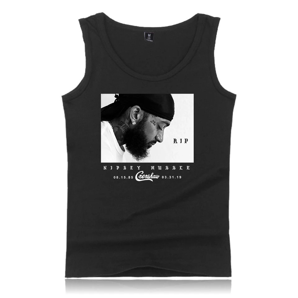 

Nipsey Hussle Vest Summer O-neck Popular cool Trend Street Fashion Casual Sleeveless Men/Women New hot Streetwear Clothes