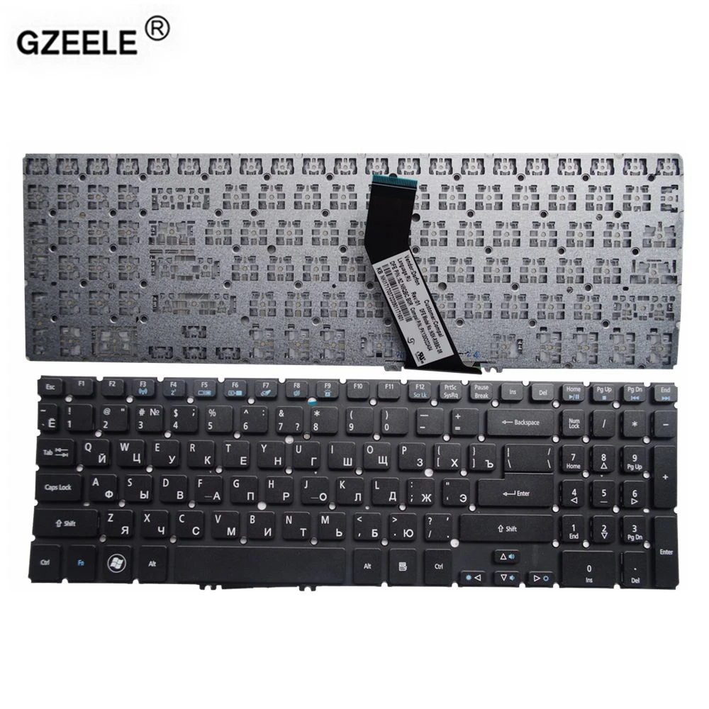 

GZEELE russian laptop keyboard for Acer V5-571G 531G V5-571 581 V5-551G 571PG 531P 531G M3-581G 581PTG RU black