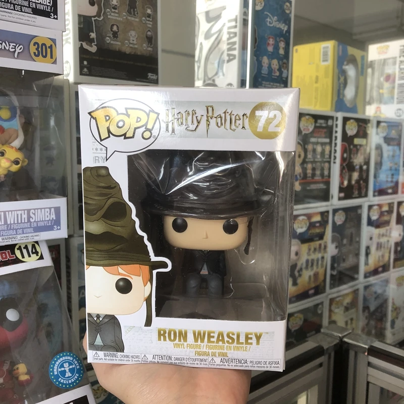 

Exclusive Funko pop Official Harry Potter - Ron Weasley with Sorting Hat Vinyl Action Figure Collectible Model Toy In Stock