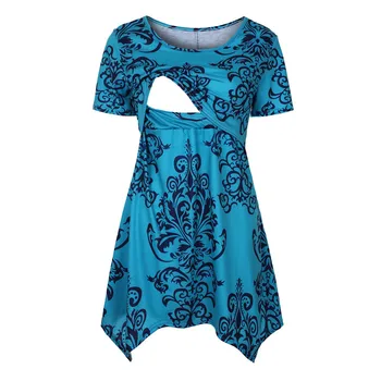 

Women's Maternity Print T-Shirt Pregnancy Maternity Flare Tops Loose Fit Nusring Breastfeeding Clothes Ropa Premama Embarazadas