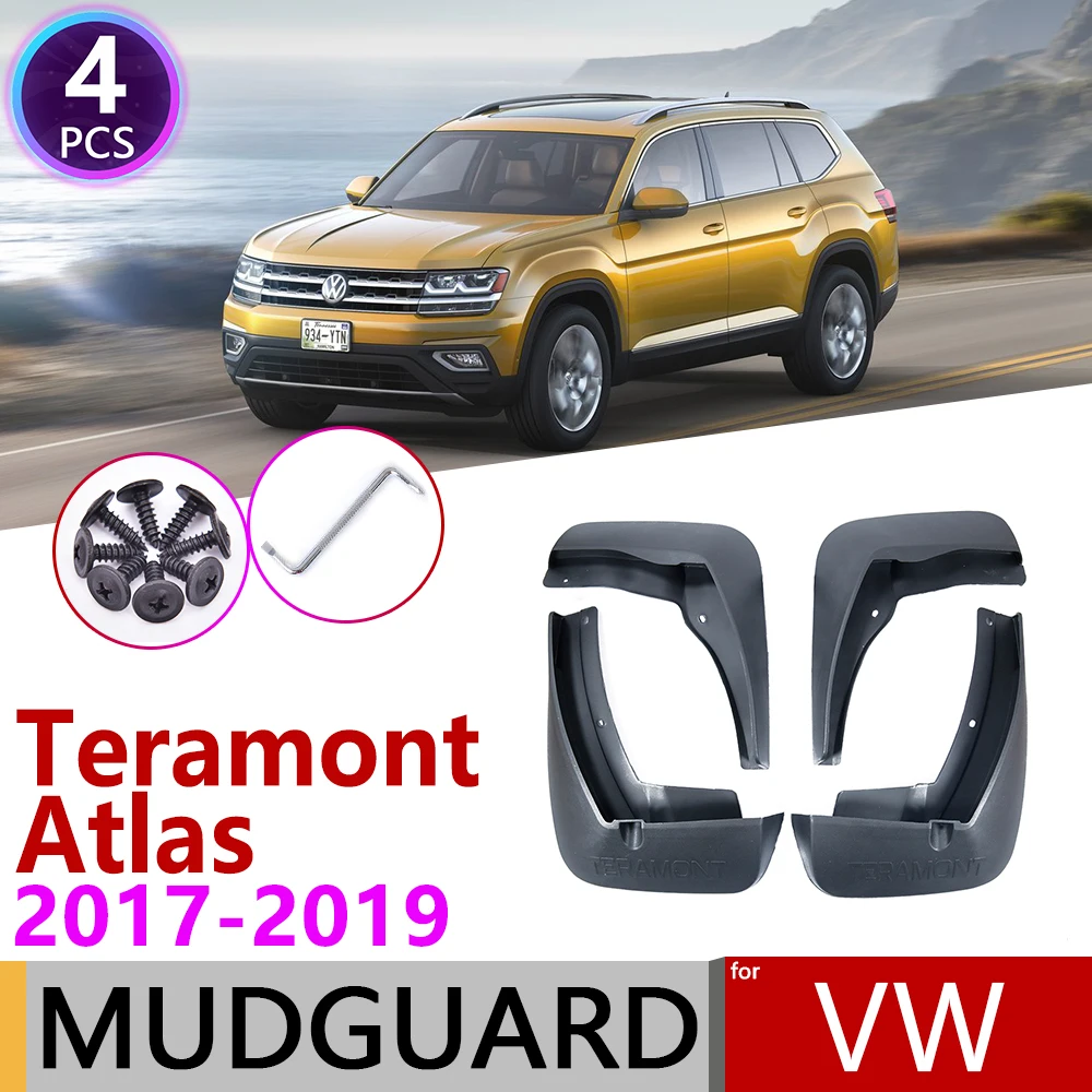 Для Volkswagen VW teramont Atlas 2017 2018 2019 Брызговики автомобильные аксессуары|Наклейки на