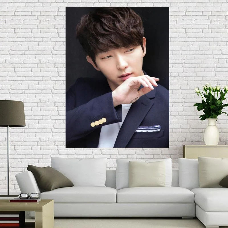 Пользовательские Холст плакат LEE JOON GI плакат 60x90 см отделочная ткань для дома ткань настенный плакат Принт шелковая ткань - Цвет: 5