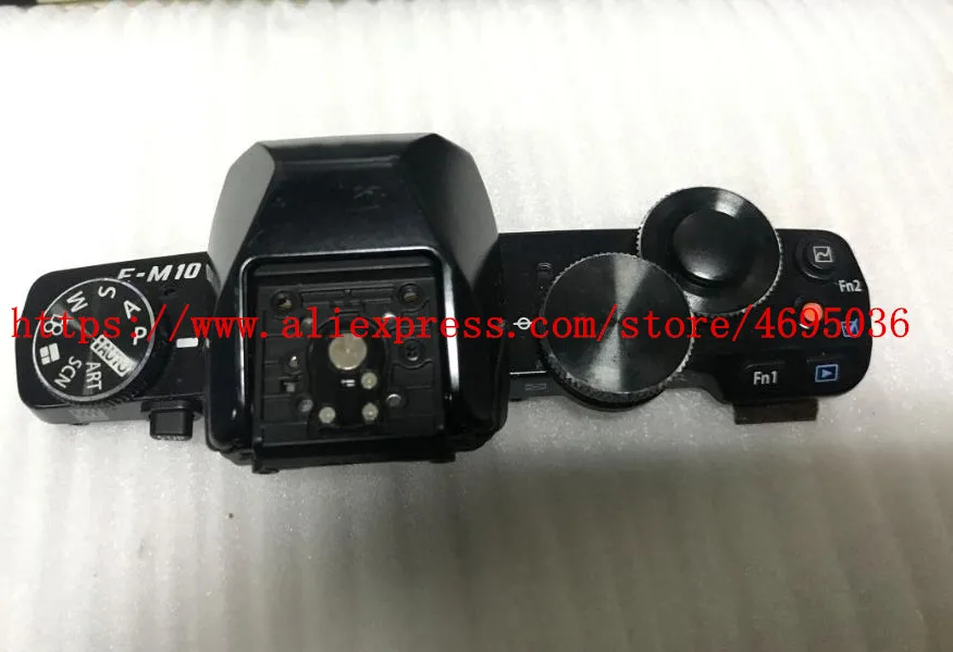Новый и оригинальный для Olympus EM10 E M10 верхняя крышка в сборе со вспышкой кнопками