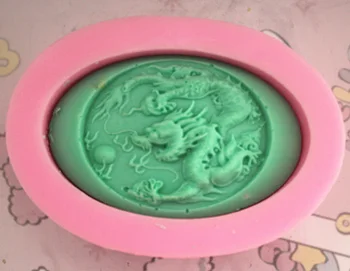 

handmade soap mold/silicone mold/soap die/silica gel soap die auspicious dragon