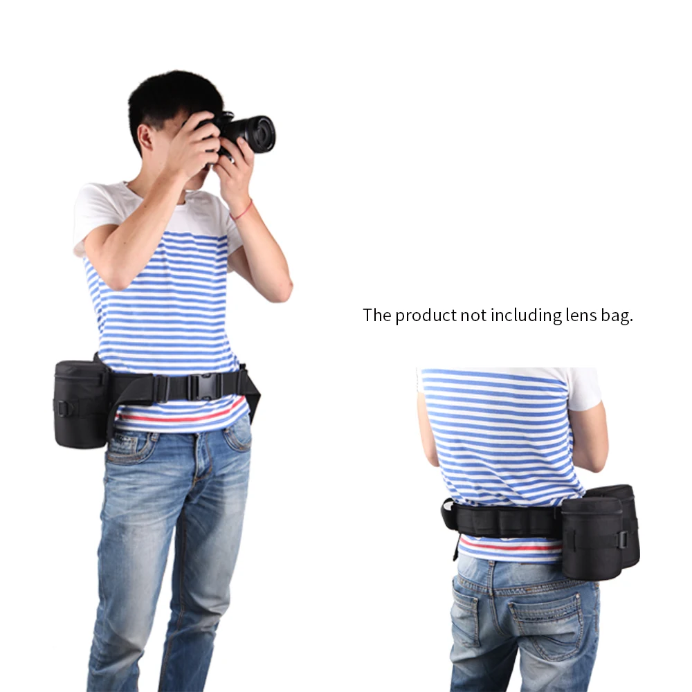 Lens tube belt camera bag belt photography annex hang lens barrel Multi