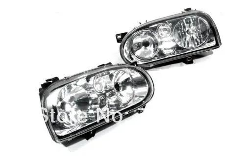 

MK4 Style Clear Glass Headlight For Volkswagen For VW Golf MK3