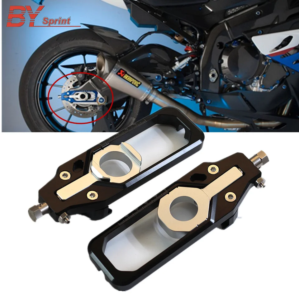 Motorcycle CNC Aluminum Adjusters Chain Spool Tensioners Catena For BMW S1000RR S1000 RR s1000rr 2009-2016 2015 2014 | Автомобили и