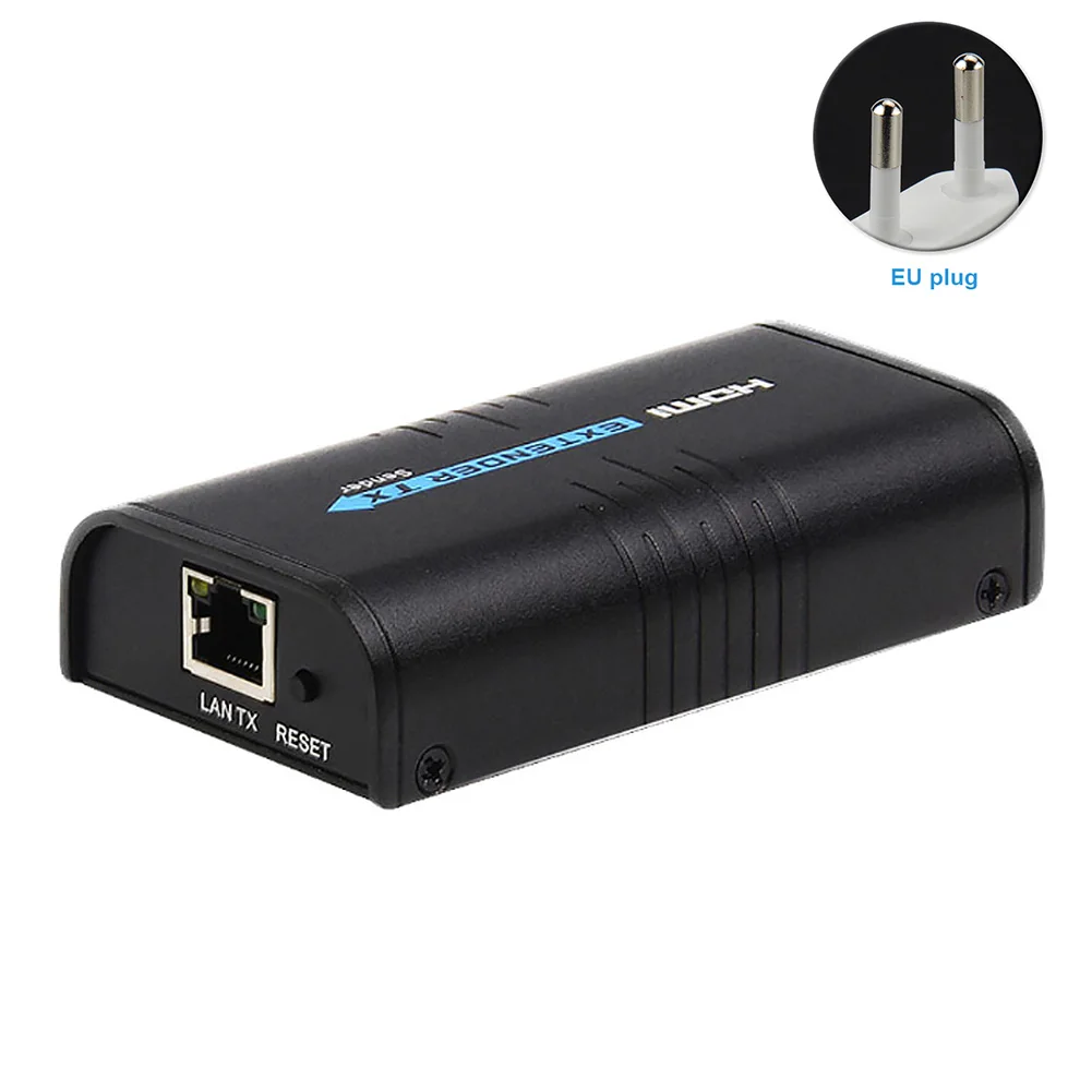

120m 1080p RJ45 Electronic Digital Ethernet Over IP Transmitter Receiver Network Extender HD For DVD Signal HDMI Splitter