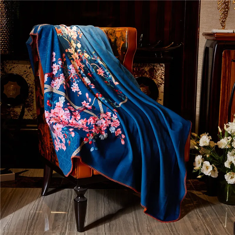Брендовое шерстяное одеяло, утяжеленное клетчатое украшение для дома, зимнее вязаное шерстяное одеяло, Флисовое одеяло для взрослых, для путешествий, офиса
