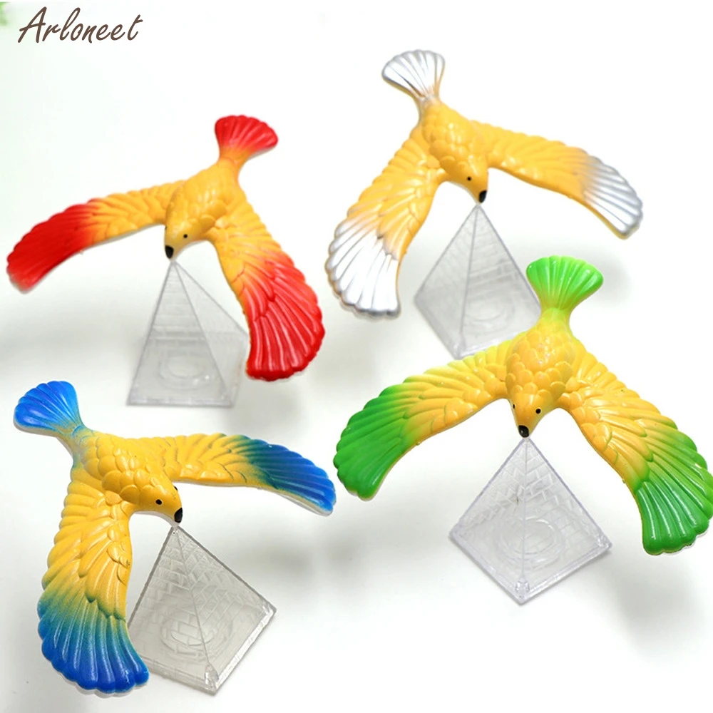 Magic Balancing Bird With Pyramid Science Toy Amazing Pyramid Stand Desk Toy Novelty Eagle Fun Learn Gag Kid Funny Gift 27