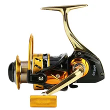 Carretilha Рыболовная катушка 13BB в алюминиевом корпусе высокого Скорость металлический gapl колеса соотношение 5,5: 1 BF3000 4000 5000 6000 7000 рыболовные снасти