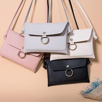 

New Fashion Small Crossbody Bags for Women 2018 Mini Ladies Messenger Bag Satchel Pink Clutch Hand Bag Female Sac a Main Femme