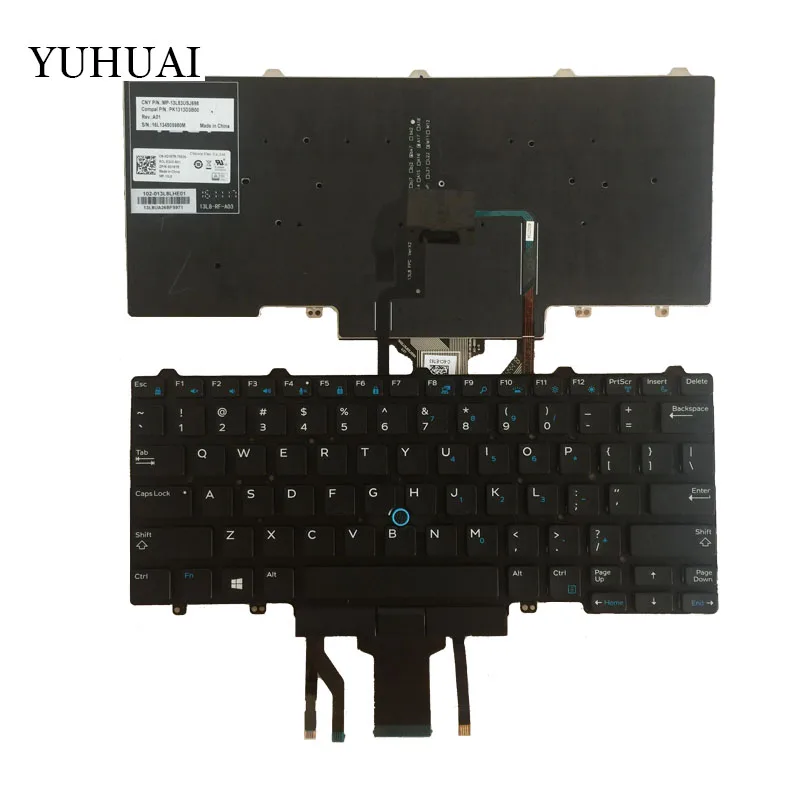 New US laptop keyboard for DELL Latitude E7250 E5450 E7470 7250 E7450 English layout backlit keyboar New US laptop keyboard for DELL Latitude E7250 E5450 E7470 7250 E7450 English layout backlit keyboar