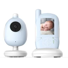2.4 inch vigilabebes baby camera IR Night vision Lullaby Temperature Monitor Feeding Alarm 2 way talk baby intercom vigila bebes