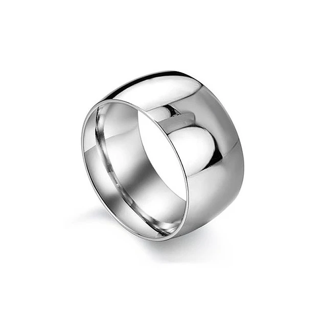 Fashion Punk Wedding Rings For Women Jewelry Silver Stainless Steel Fashion Punk Wedding Rings For Women Jewelry Silver Stainless Steel Ring Men Width S