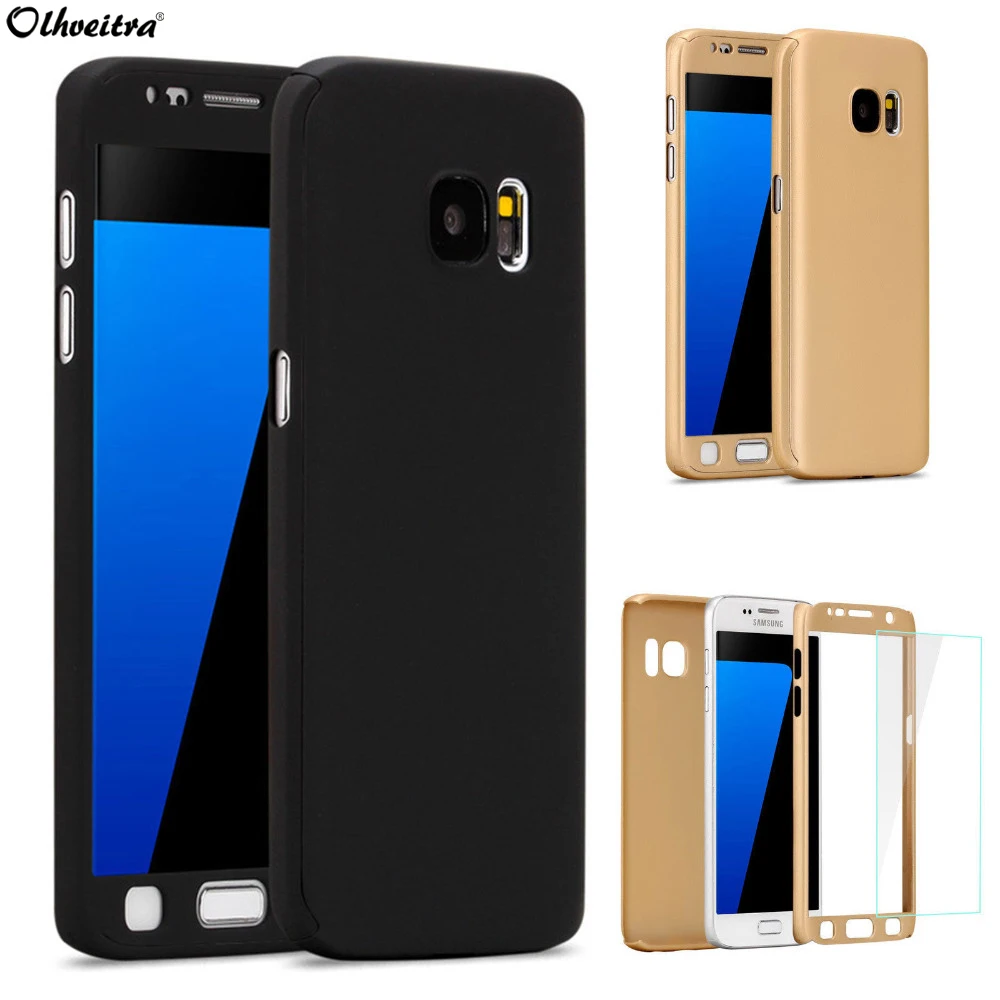 Full Body Cover For Samsung Galaxy S6 S6 Edge Case 360 Degree Protector