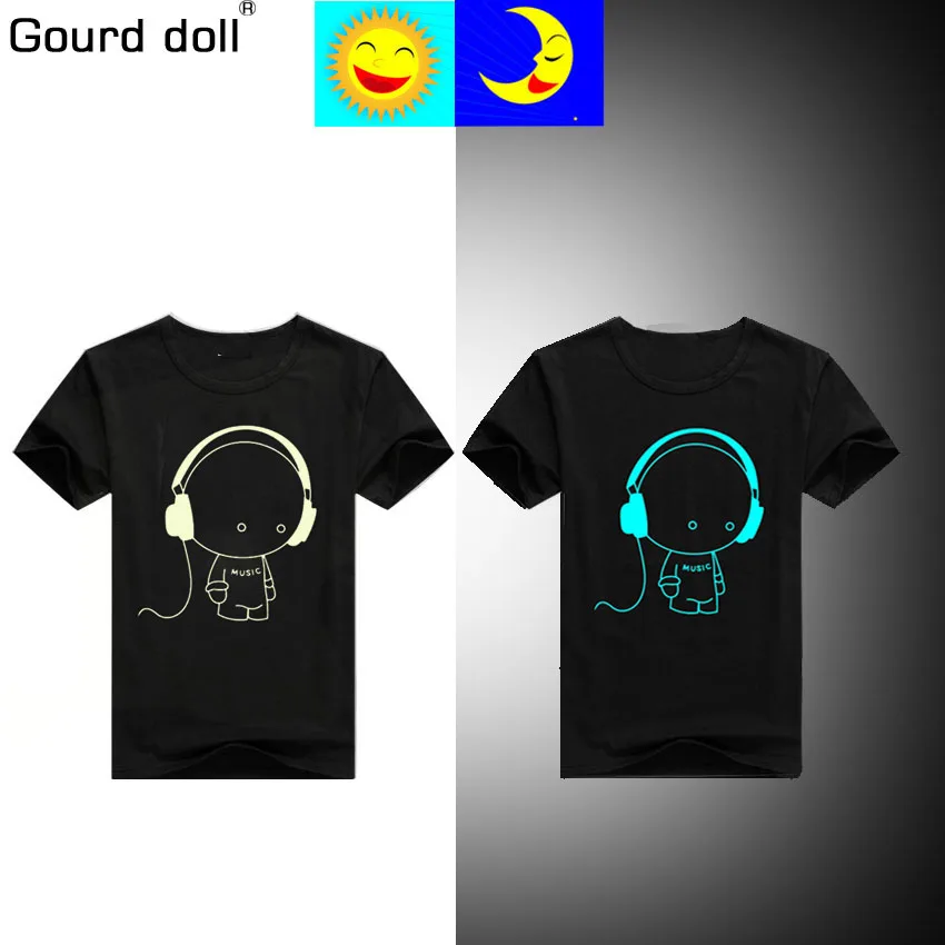 Luminous Short Sleeves T-Shirts For Boys Girls Superman Batman round neck TShirt Kids Christmas Baby Top 8 10 12 14 Years Design