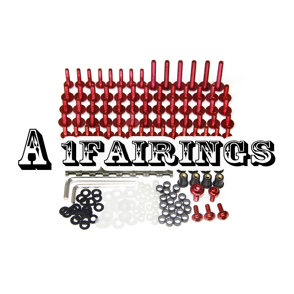 

Sportbike Bolts for Kawasaki ZX-6R 2007 2008 CNC Aluminum Mototrcycle Nut Kits Motorbike ZX-6R 07 08 Screws