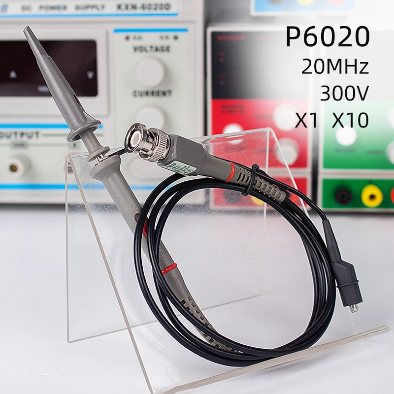 Соединитель зонда осциллографа части зонда TEXAS200 пропускная способность 200 МГц 600 в зажим и аксессуары - Цвет: P6020 20MHz 300V