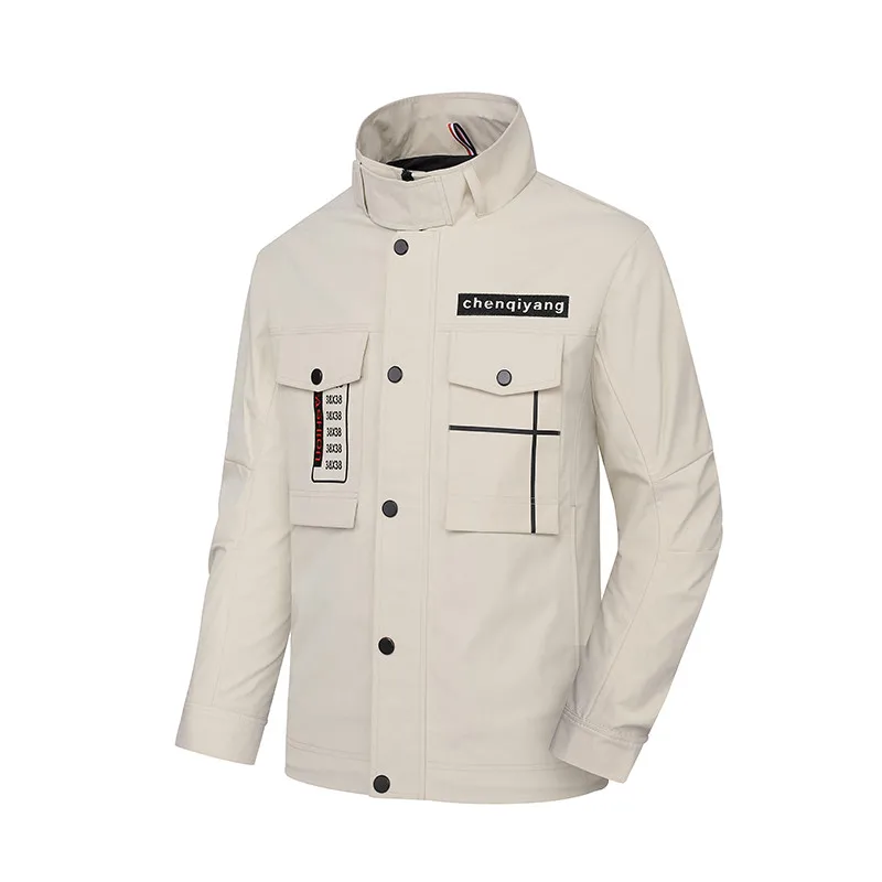 

Men's Jacket 2019 New Fahion Casual Coats Spring Autumn Overcoat Jackets for Male Korean Version Clothing Asian Size M-3XL