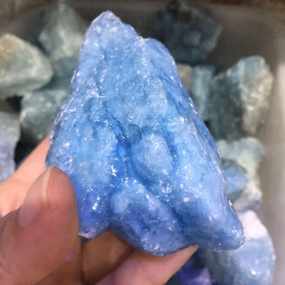 Большой размер Натуральный Необработанный Аквамарин кварц кристалл необработанный камень Исцеление натуральные камни и минералы для изготовления ювелирных изделий