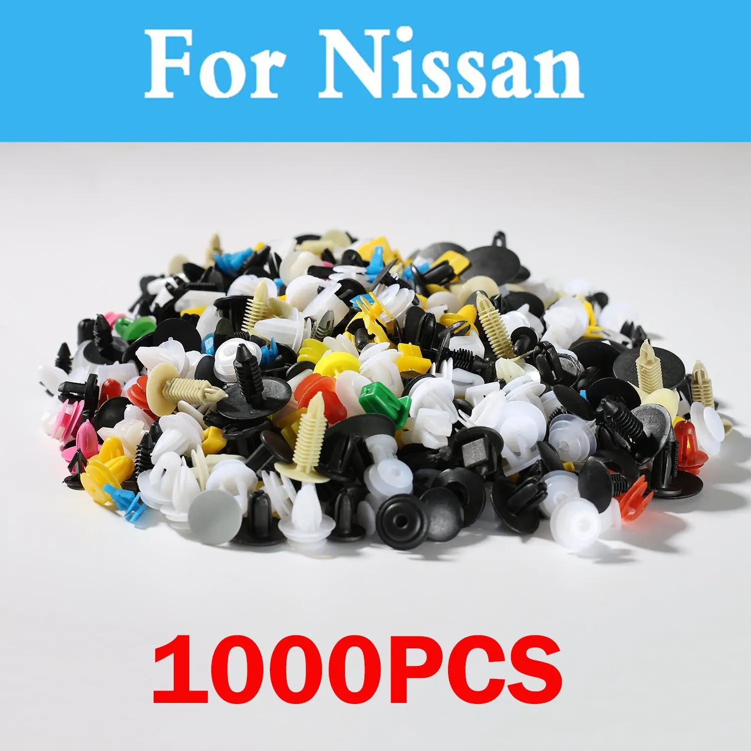 1000 шт. разнообразные зажимы для бампера автомобиля фиксатор заклепки Nissan Altima Armada
