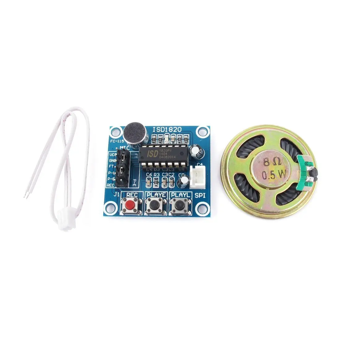 

ISD1820 Sound Voice Audio Mic Recording Playback Module