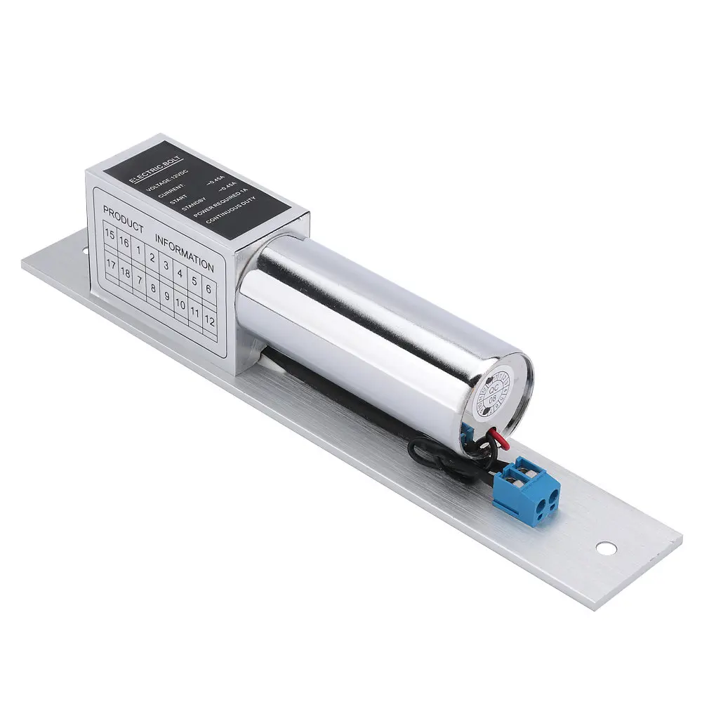 DC 12V Heavy duty Fail Safe 2 Lines low temperature Electric Drop Bolt
