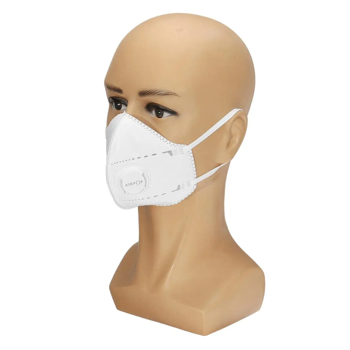 2 шт 360 градусов световая одежда Air PM2.5 анти-противотуманная маска Регулируемая уха Висячие удобные личные маски для ухода за здоровьем