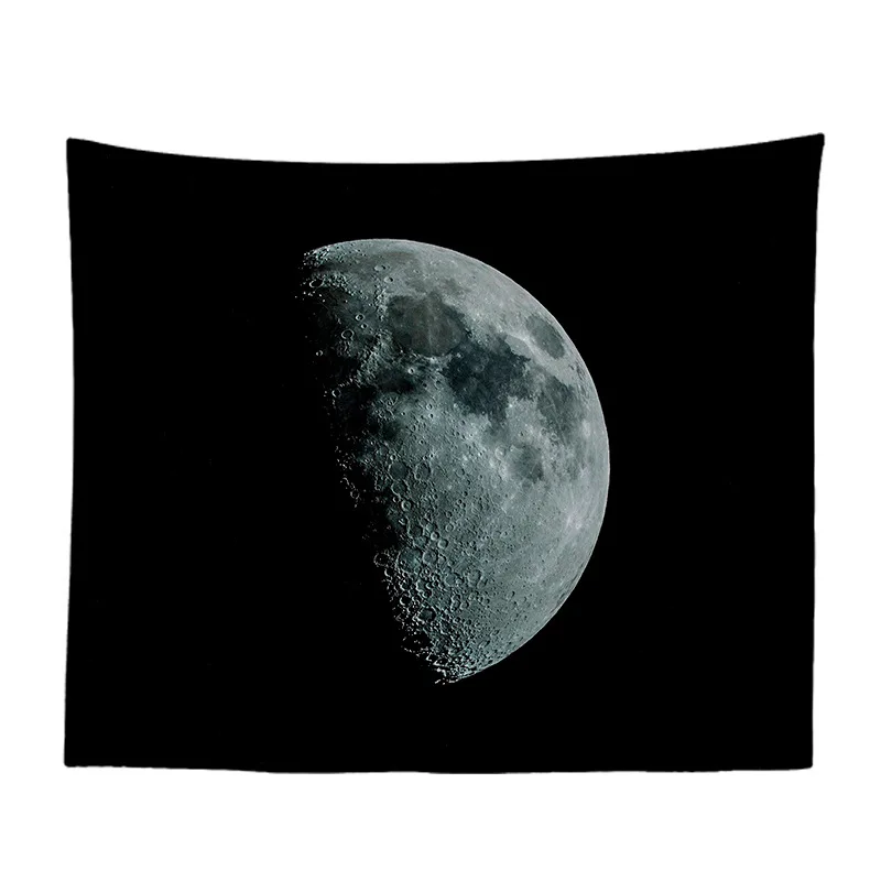 

Antarctic Star Moon Hd Scenery Pattern Tapestry Print Any Size Real Effect Lifelike Wall Hanging Blanket Snow mountain Tapestry