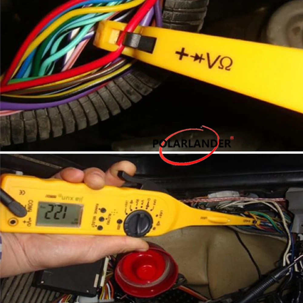 Polarlander Car circuit tester car circuit multimeter Multi function