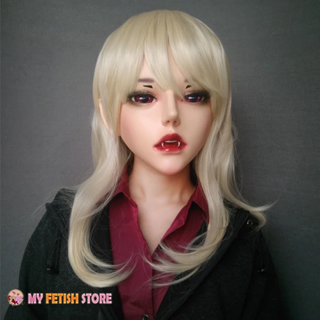 (Evil-02) Gurglelove Смола половина головы кигуруми BJD маска в стиле японского аниме роль маска Лолиты Crossdress кукла