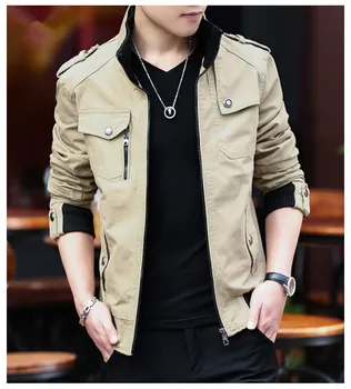 

2017 New Arrival Fashion Spring Autumn Men's Jackets Bomber Jacket Male Casual Slim Jaqueta Masculino Men Overcoat