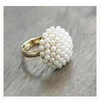 Min.order is $10 (mix order) Small accessories noble and elegant mushroom head white ring 3058 | Украшения и аксессуары