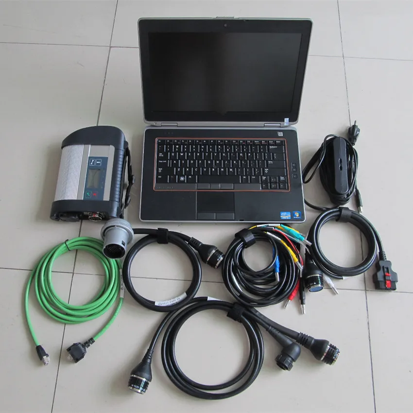 

mb sd connect compact 4 star diagnosis with 2017.07 latest software hdd installed in e6420 laptop i5 4g ready to use super