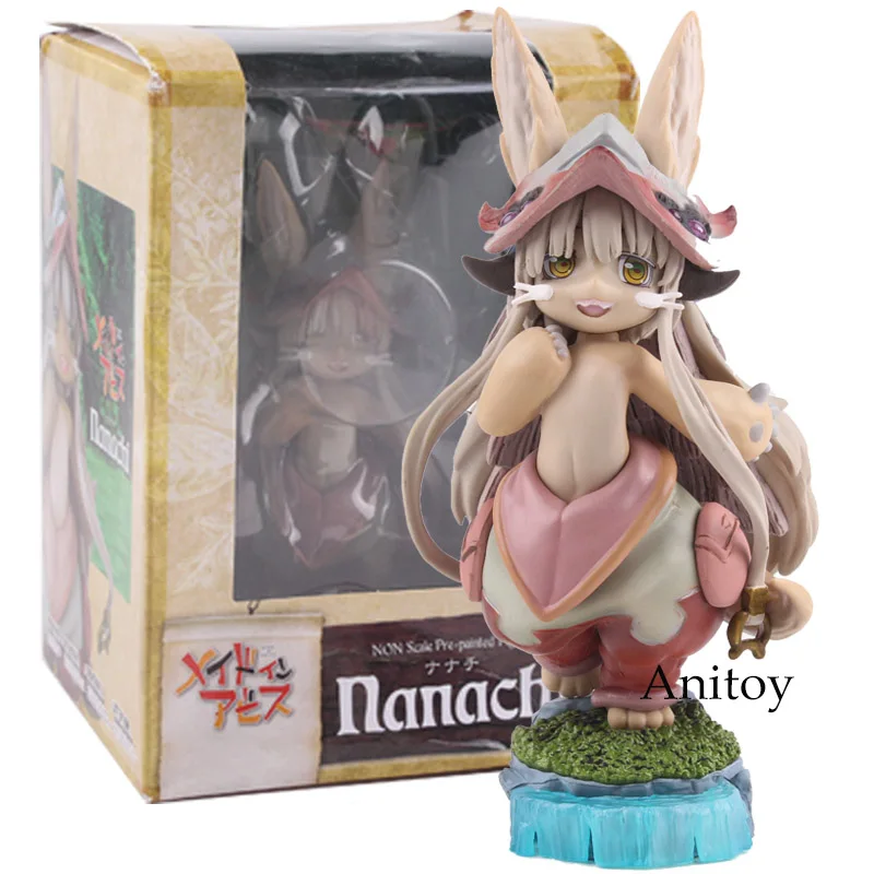 Сделано в Abyss Nanachi Рисунок ПВХ японский милый аниме фигурка Коллекционная модель игрушки 15 см - Цвет: with box