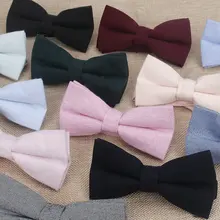 Новинка, модный мужской галстук-бабочка красного, синего, темно-розового цвета, модный галстук-бабочка для мужчин, Свадебный деловой галстук, галстук-бабочка для взрослых