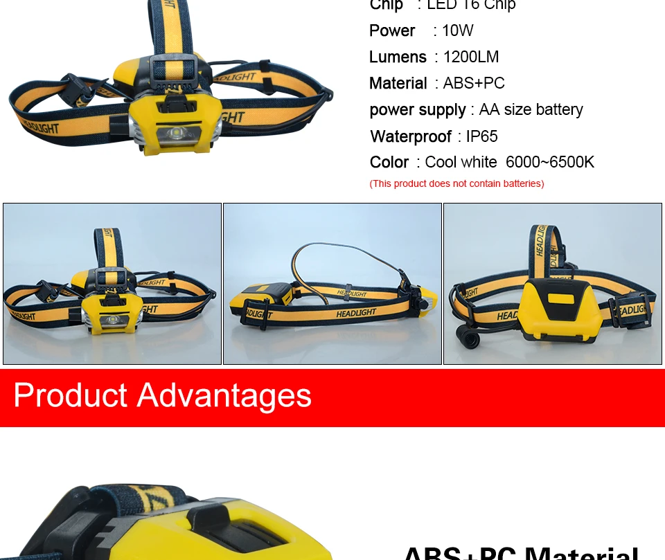 Headlamp Headlight Camping Fishing Hiking Hunting Riding Head light Cabeza Fog Lamp Flashlight02