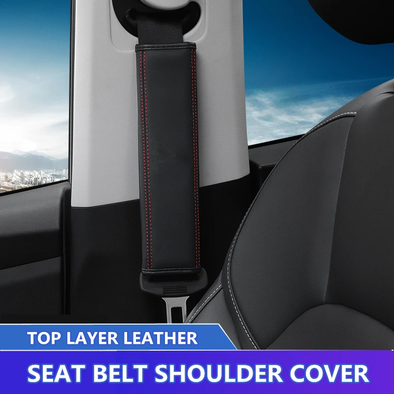 Seat Belt Shoulder Cover Pads Ford Racing Accessories Interior 2 pcs 