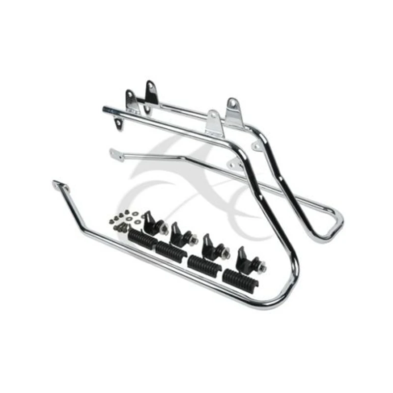 Мотоцикл жесткий седельная сумка конверсионные кронштейны для Harley Heritage Springer FLSTS Softail 84-13 w/Аппаратные средства
