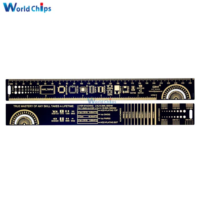25cm pcb ruler for