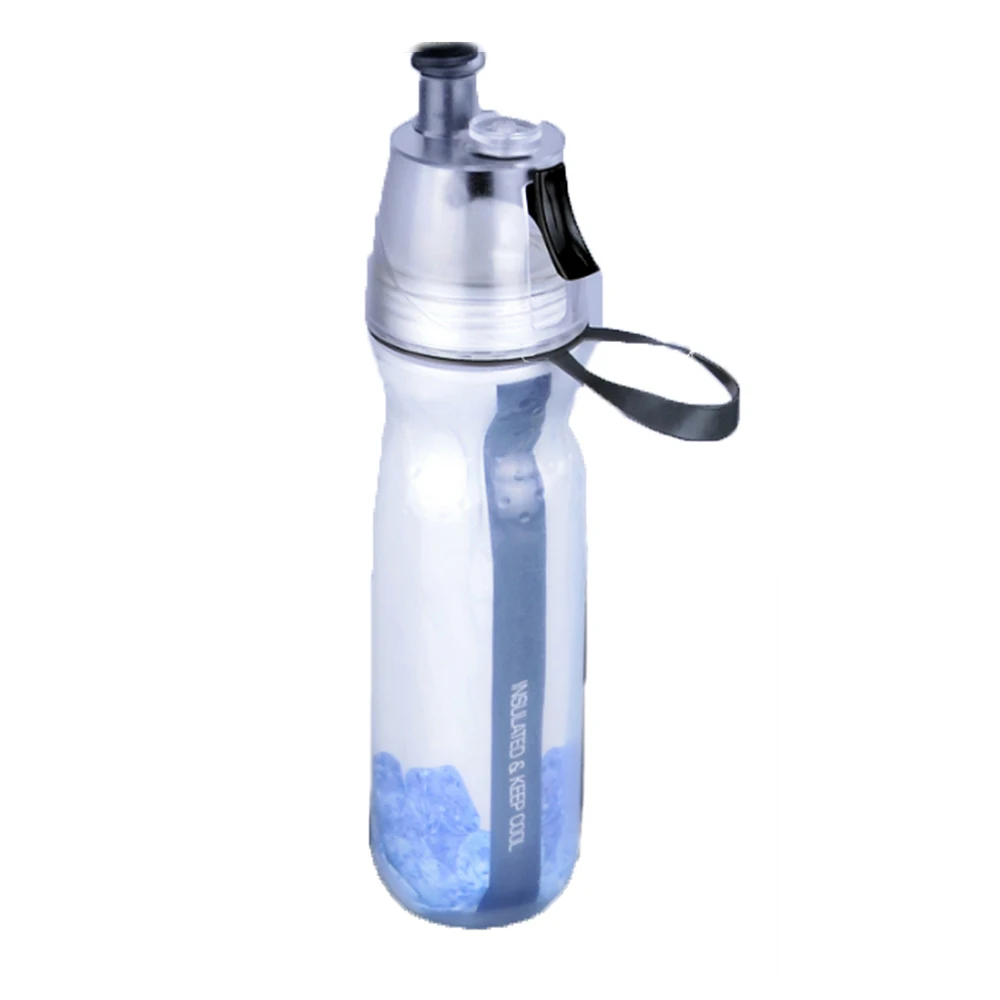 Keep Cool Sports Drink Spray Water Bottle Cold Insulation Cup Bike