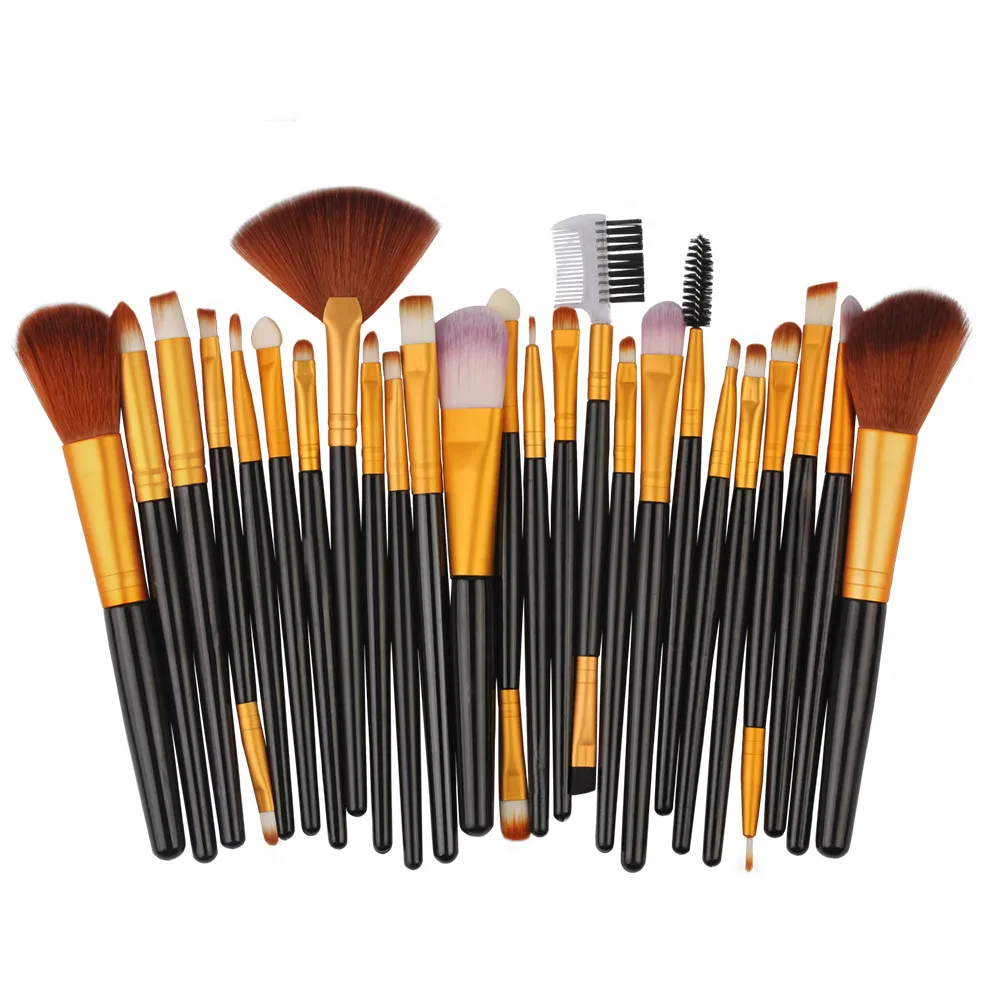 

25pcs Cosmetic Makeup Brush Blusher Eye Shadow Brushes Set Kit Makeup Brushes Tool brochas maquillaje 40*