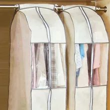 2 шт./упак. трехмерный костюм пылезащитные Чехлы простые большого объема одежда пылезащитный чехол s модная одежда для хранения пылезащитный чехол