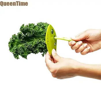 

QueenTime 2 Vegetable Leaf Stripper Green Herb Stripper Rosemary Thyme Puller Kitchen Gadgets Creative Vegetable Tool Free Hands