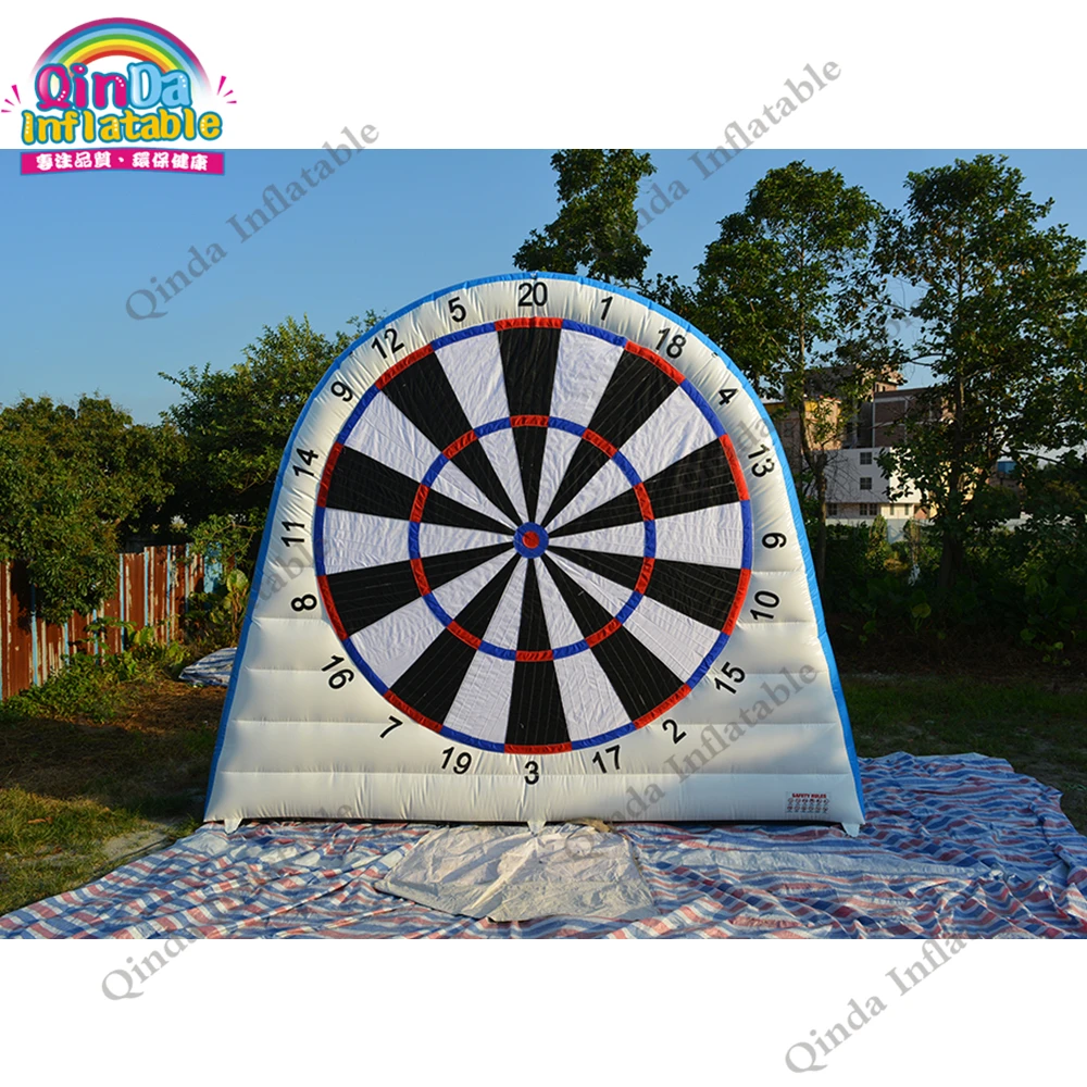 屋外おかしいインフレータブル子供投げるダーツボードスポーツカーニバルゲームサッカーダーツ Inflatable Bouncers Aliexpress