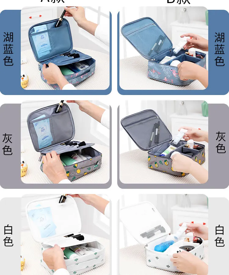 Высококачественная портативная женская косметичка для макияжа, Водонепроницаемый Косметический Чехол, органайзер, наборы туалетных принадлежностей, сумки для мытья, сумка для путешествий